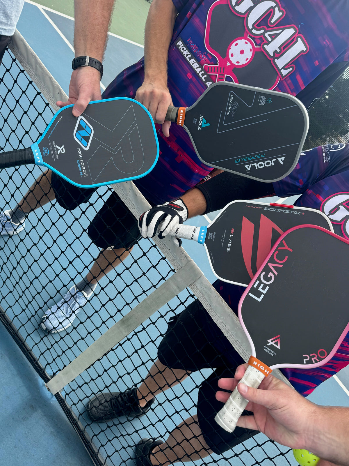 Left Or Rightio 4-Pack: Pickleball Score Side Rings